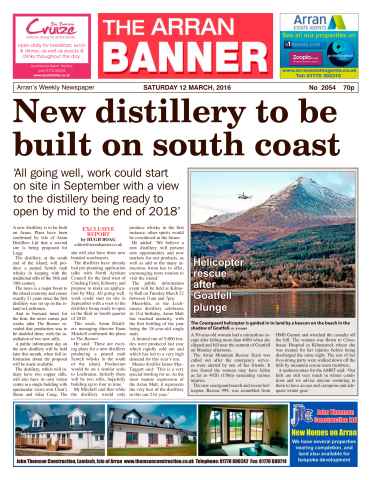 Arran Banner issue 12th March 2016