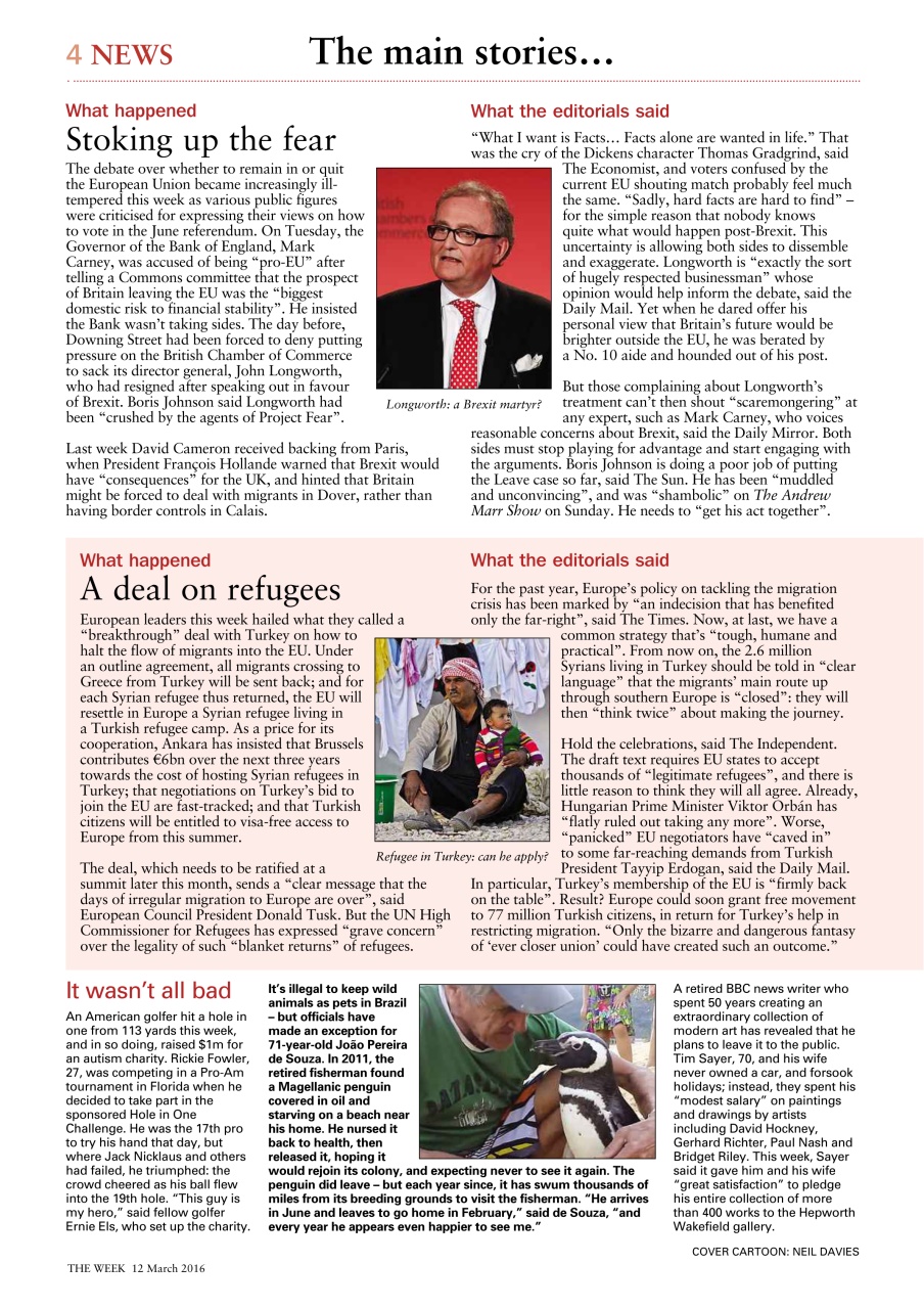 The Week Preview Pages