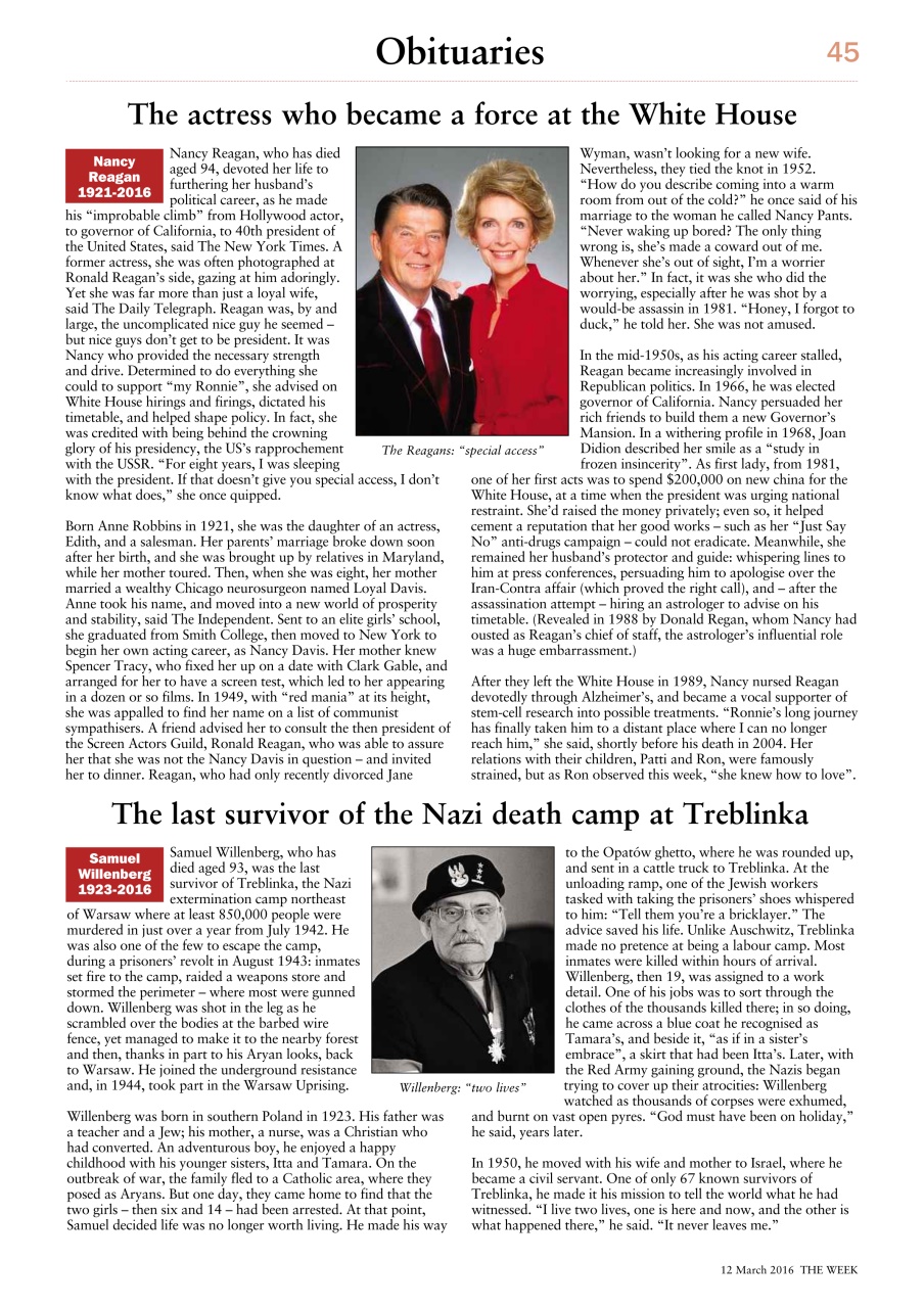 The Week Preview Pages