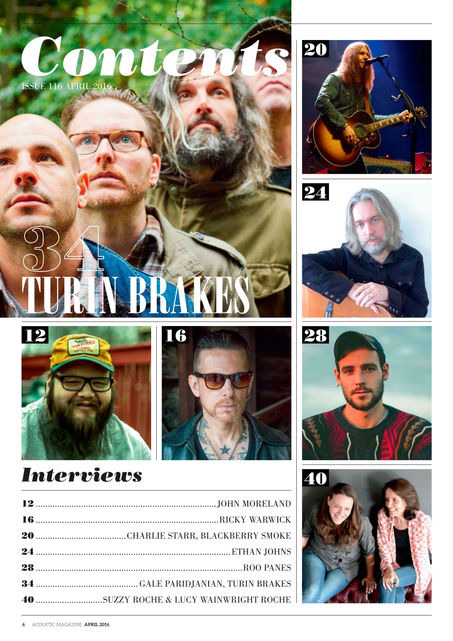 Acoustic Preview Pages