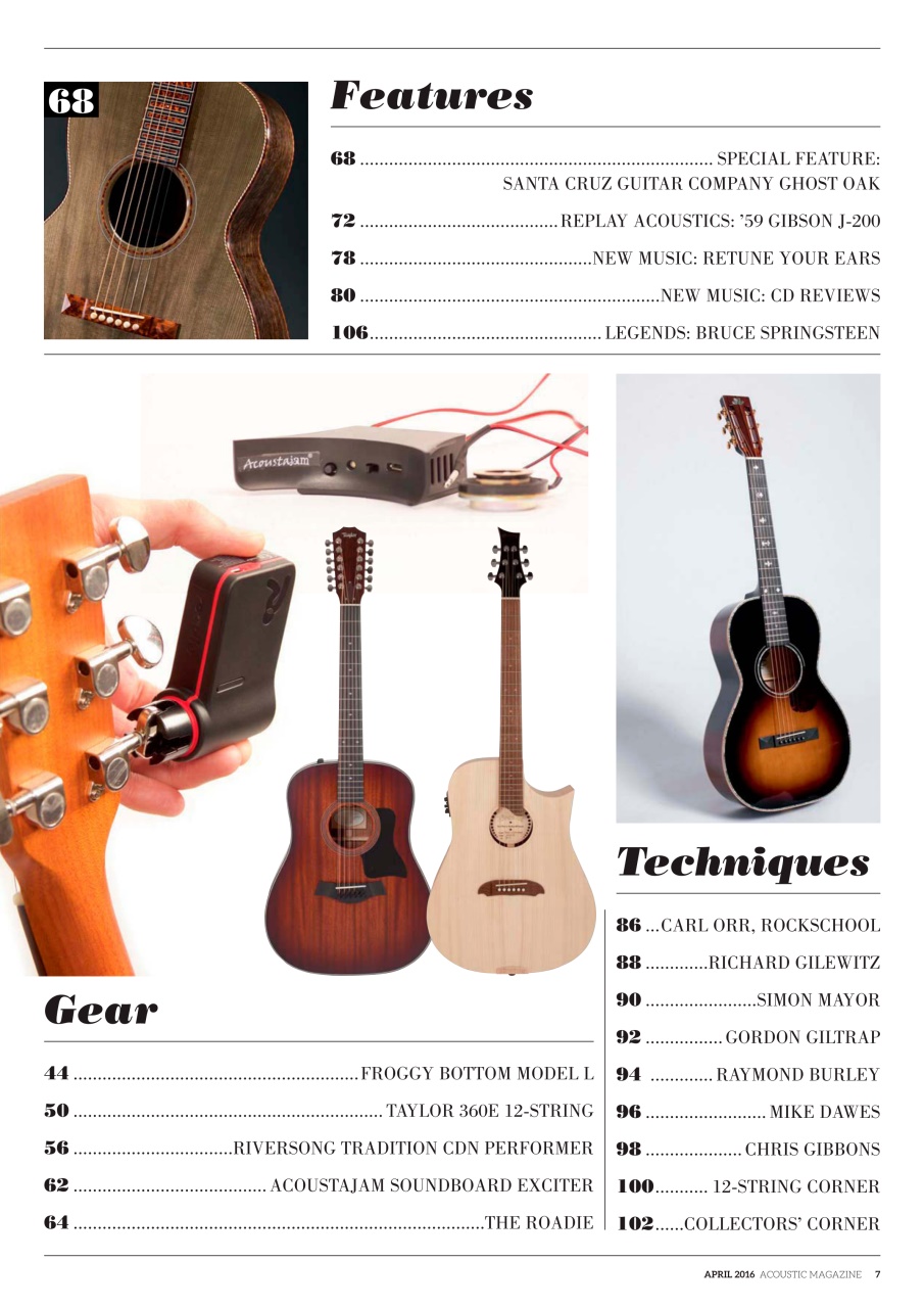 Acoustic Preview Pages