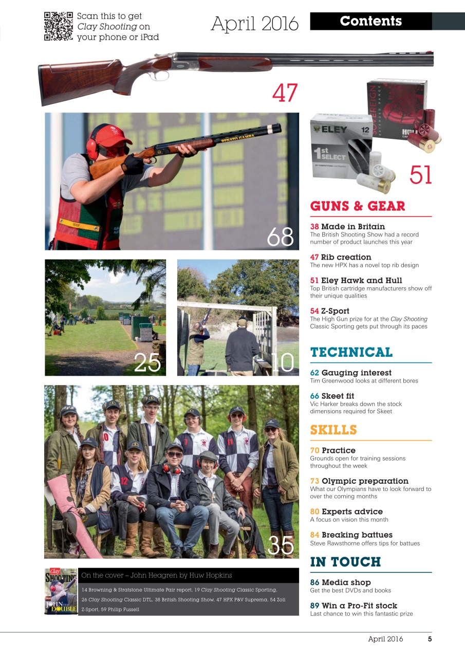 Clay Shooting Preview Pages