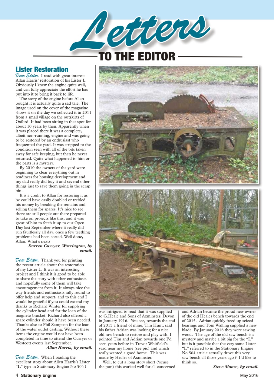 Stationary Engine Preview Pages
