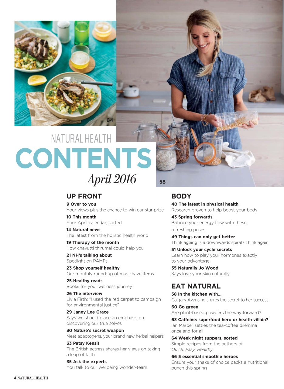 Natural Health Preview Pages