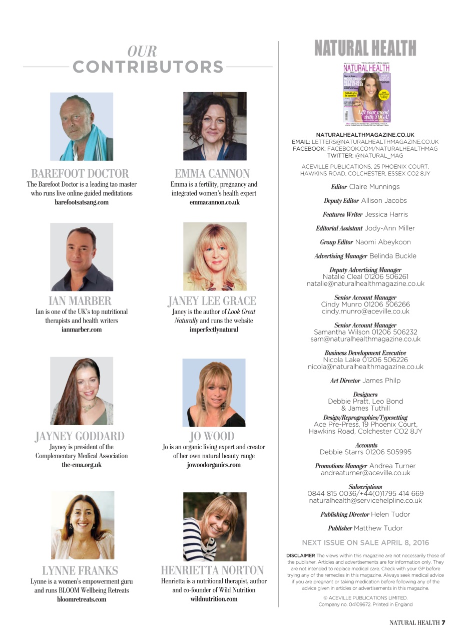 Natural Health Preview Pages