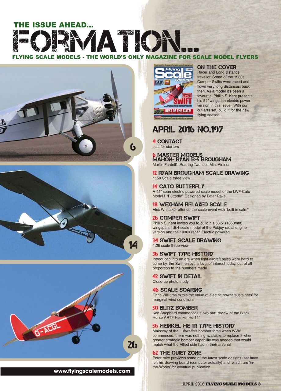 Radio Control Model Flyer Preview Pages