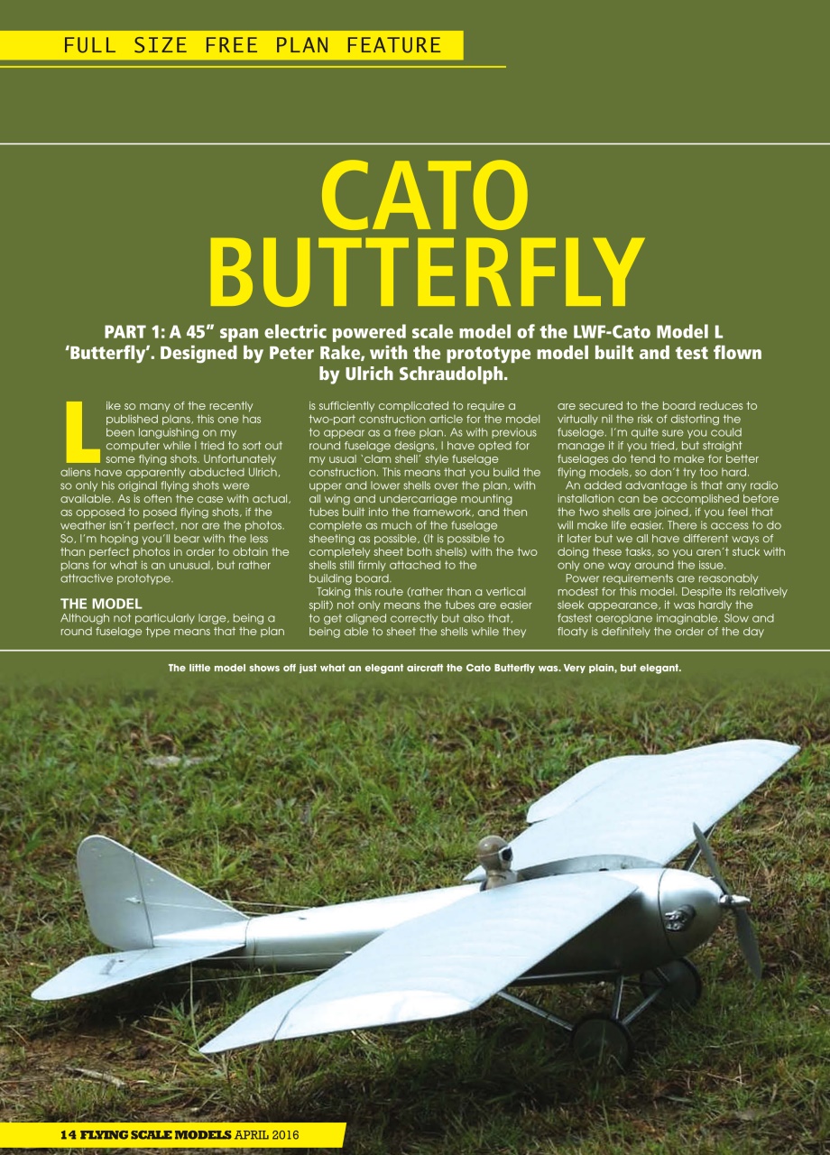 Radio Control Model Flyer Preview Pages