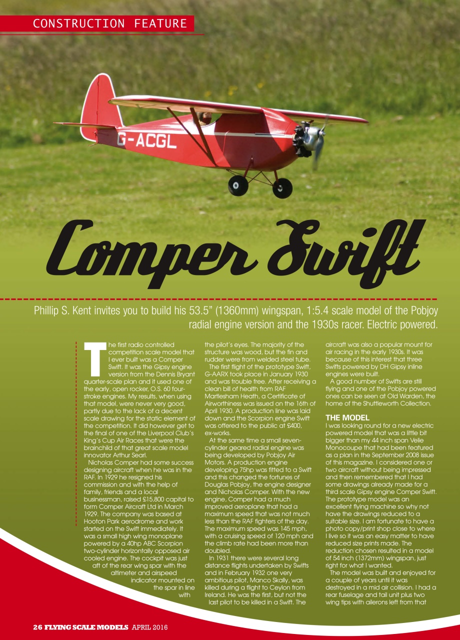 Radio Control Model Flyer Preview Pages