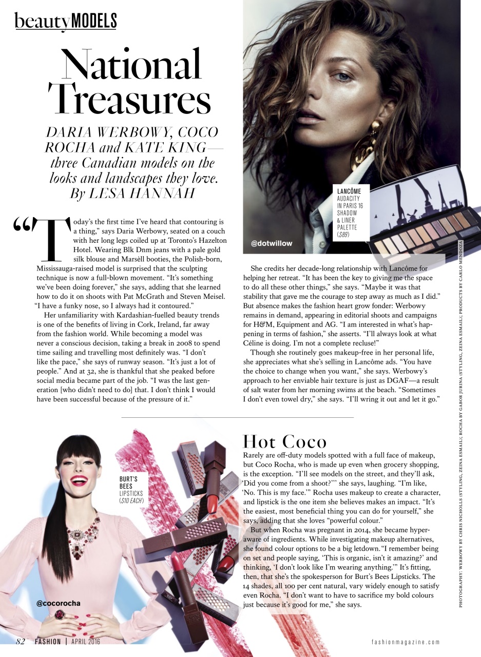 Fashion Magazine Preview Pages