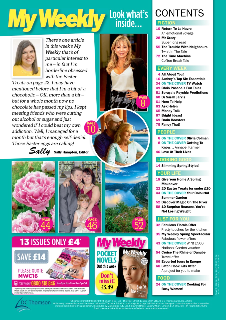 My Weekly Preview Pages