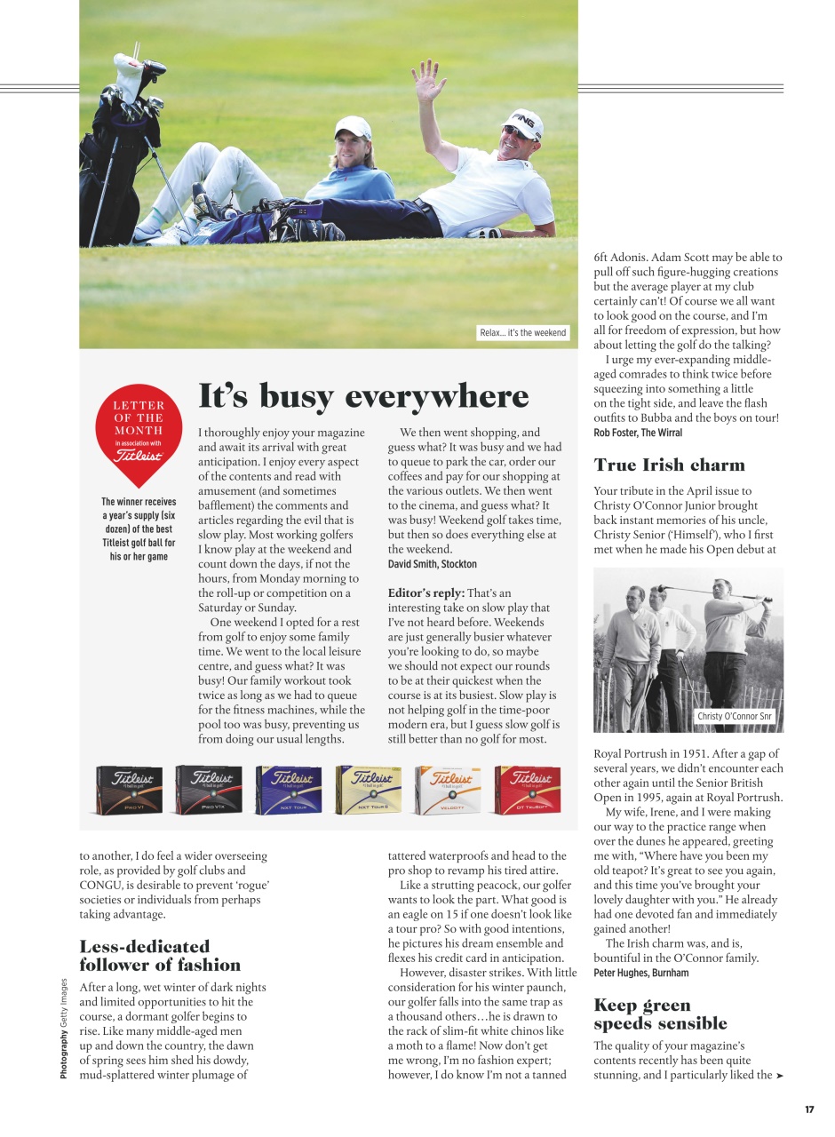 Golf Monthly Preview Pages