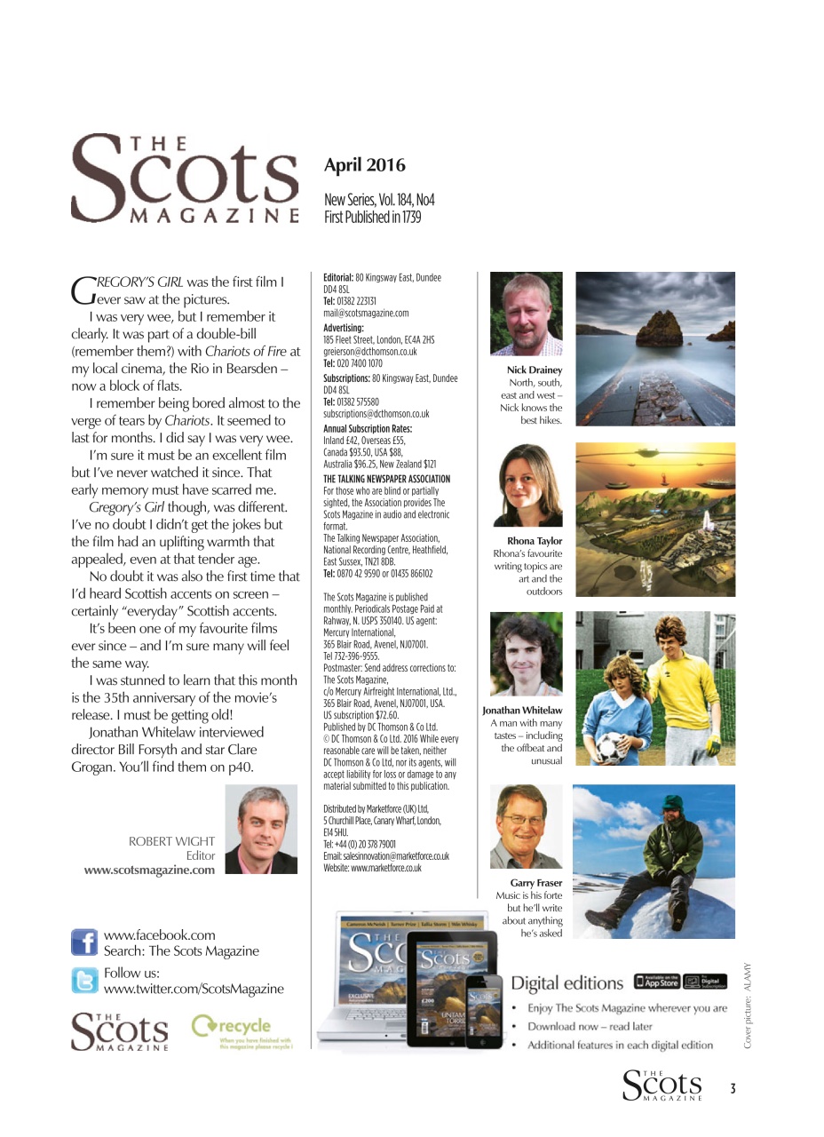 The Scots Magazine Preview Pages