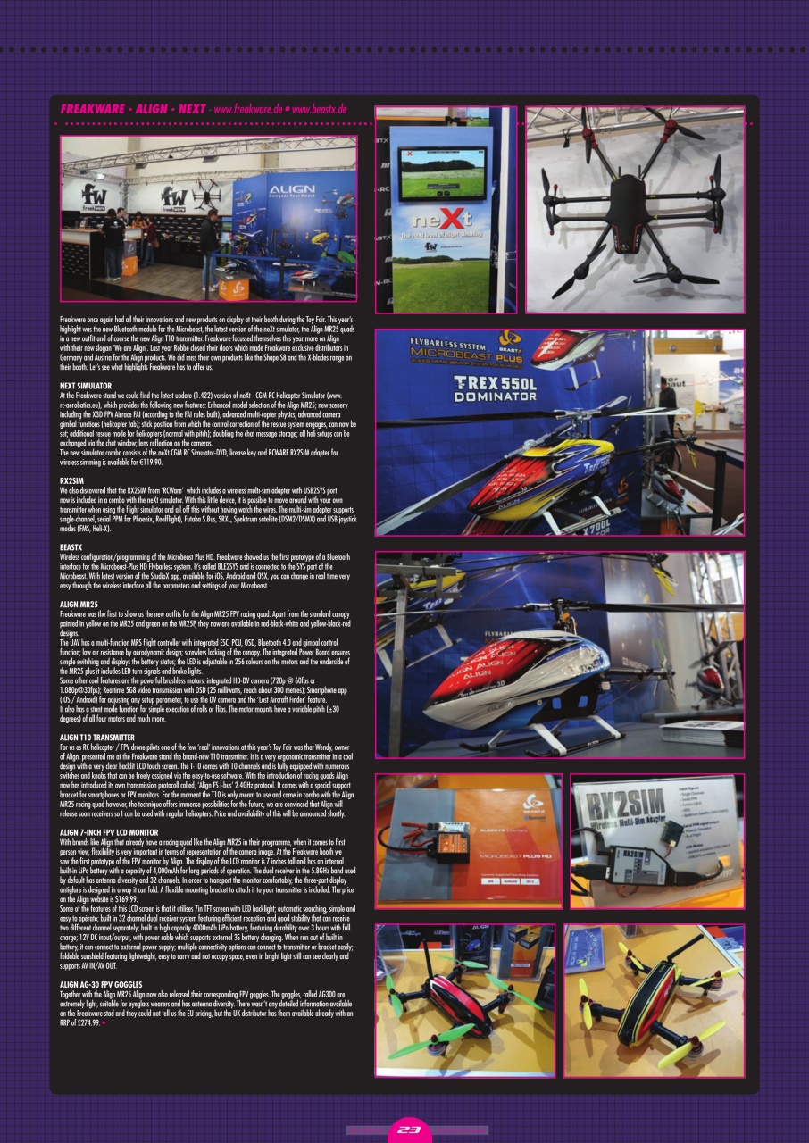 Radio Control Rotor World Preview Pages