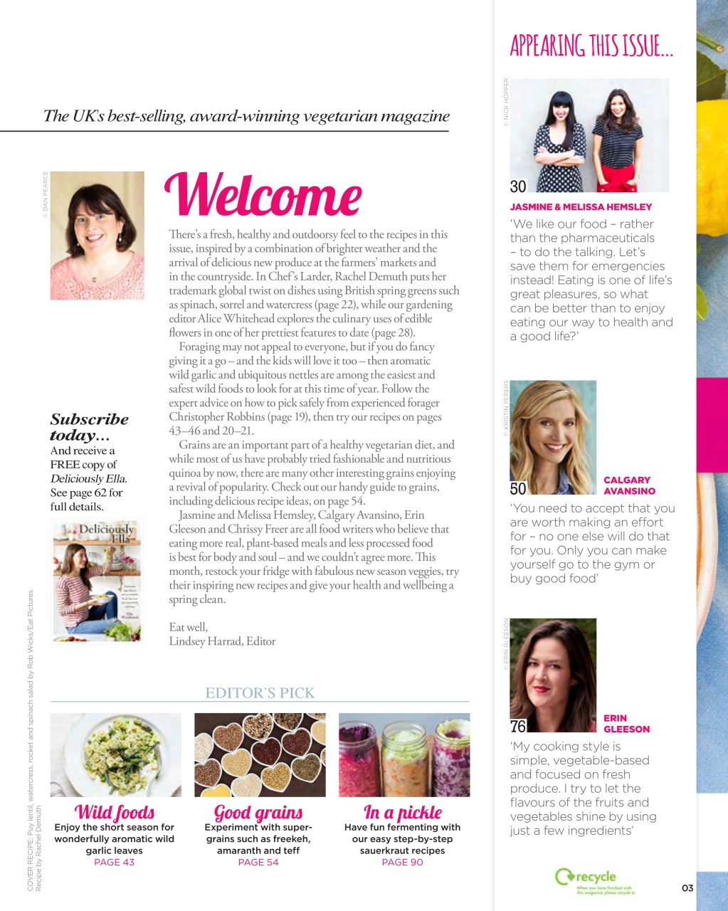 Vegetarian Living Preview Pages