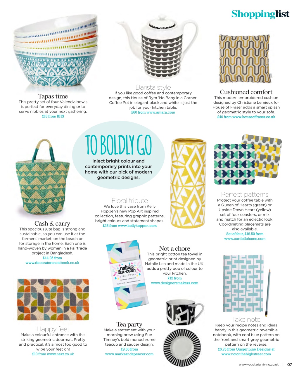 Vegetarian Living Preview Pages