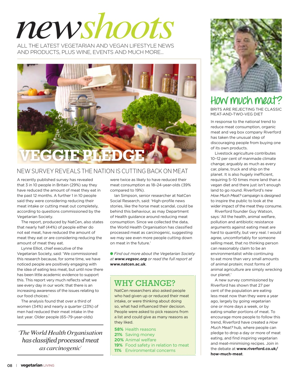 Vegetarian Living Preview Pages