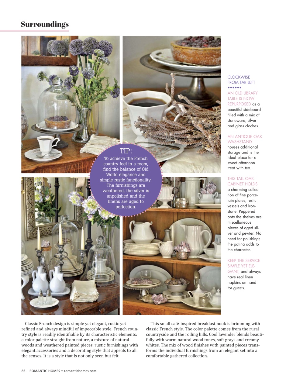 Romantic Homes Preview Pages