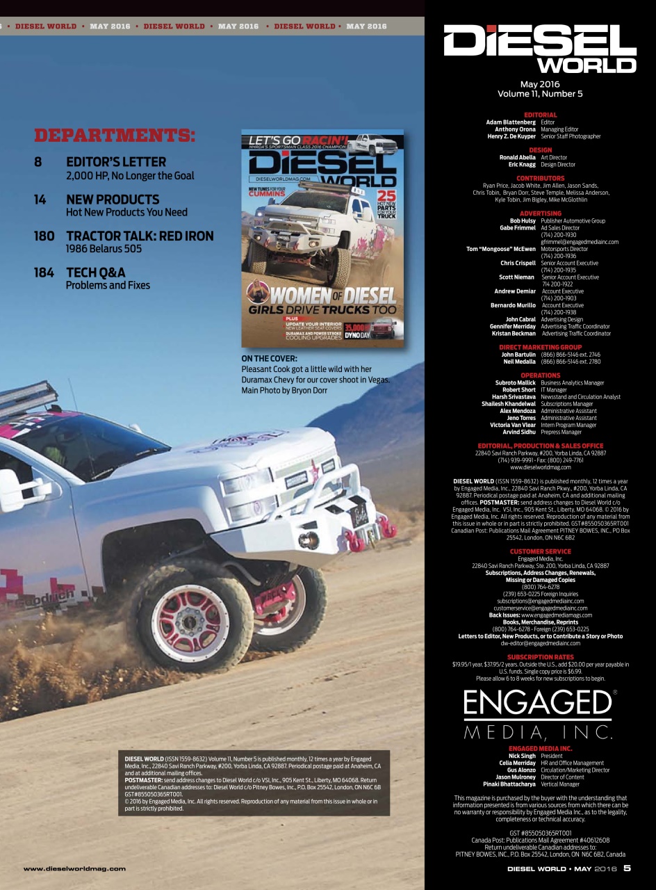 Diesel World Preview Pages