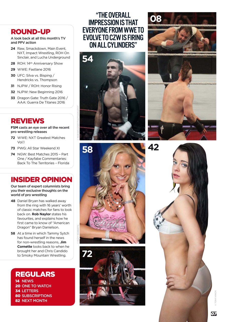 Wrestletalk Magazine Preview Pages