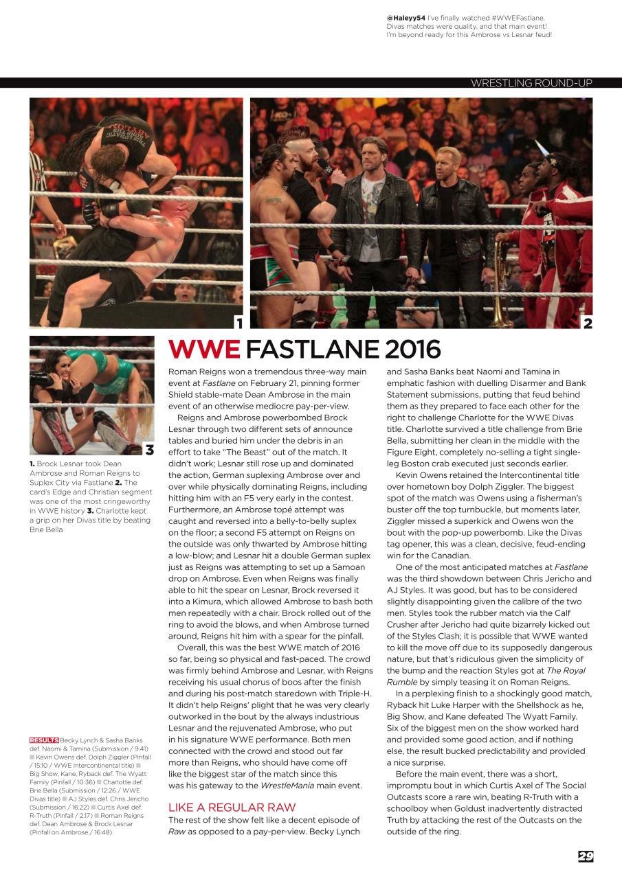 Wrestletalk Magazine Preview Pages