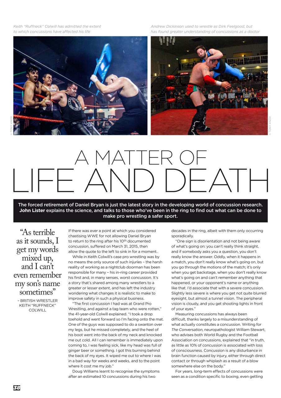 Wrestletalk Magazine Preview Pages