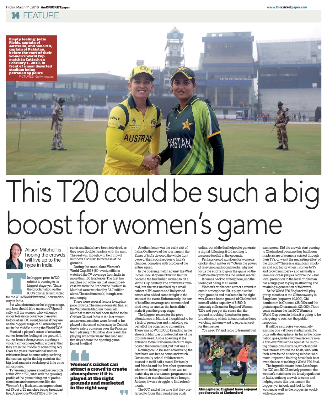 The Cricket Paper Preview Pages