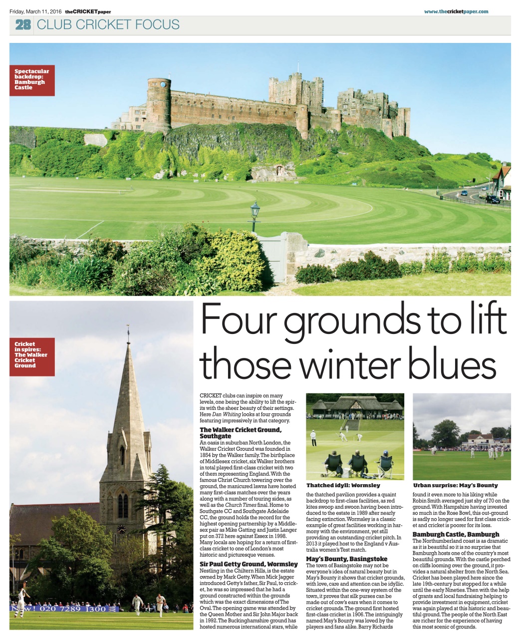 The Cricket Paper Preview Pages
