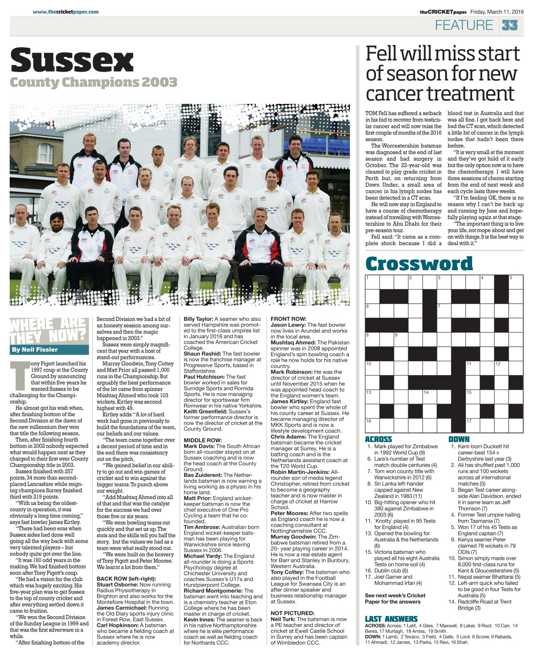 The Cricket Paper Preview Pages