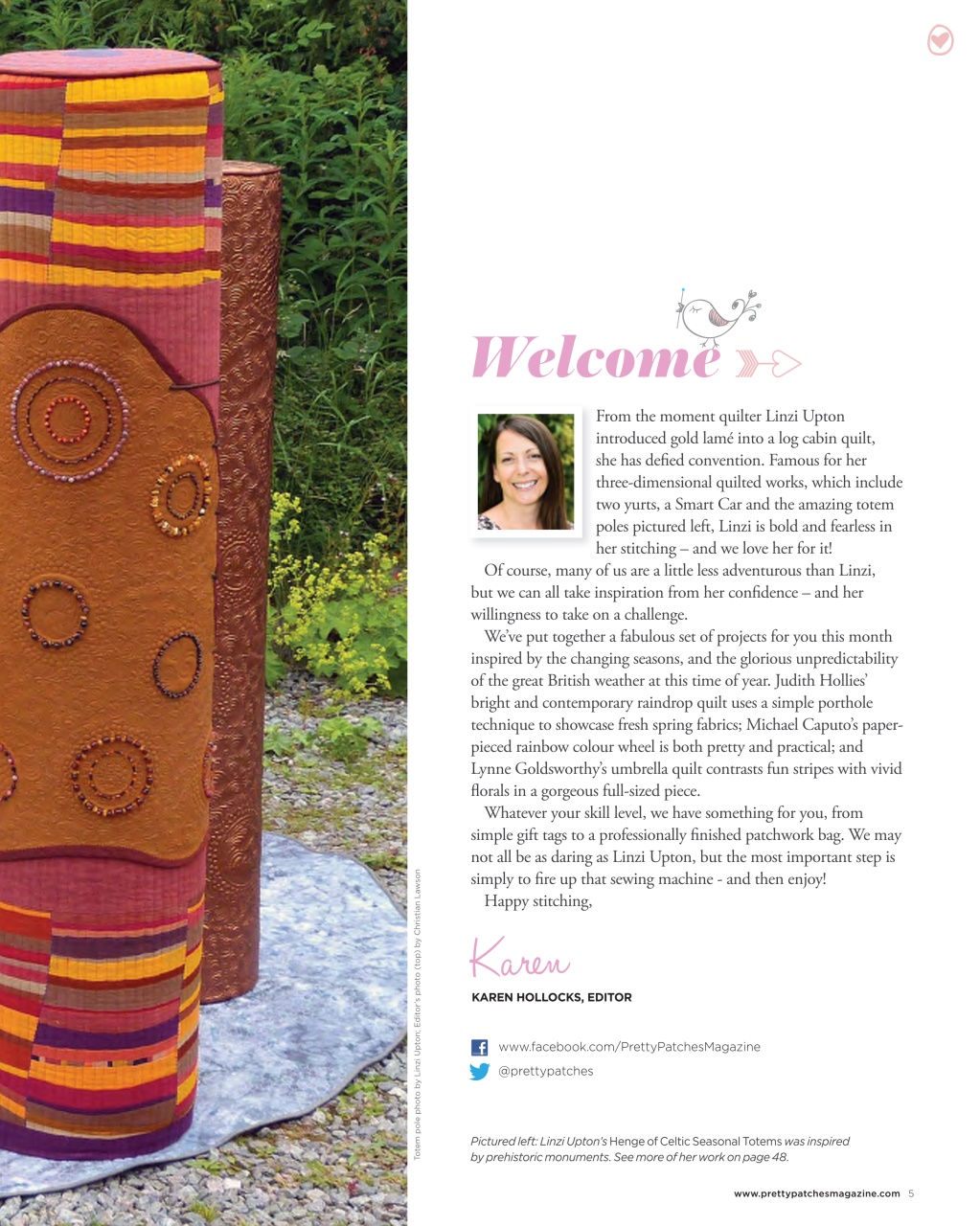 Pretty Patches Magazine Preview Pages