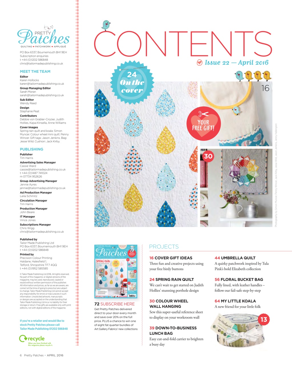 Pretty Patches Magazine Preview Pages