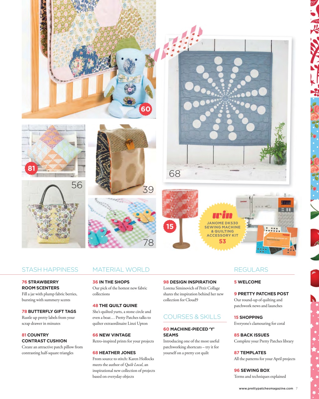 Pretty Patches Magazine Preview Pages