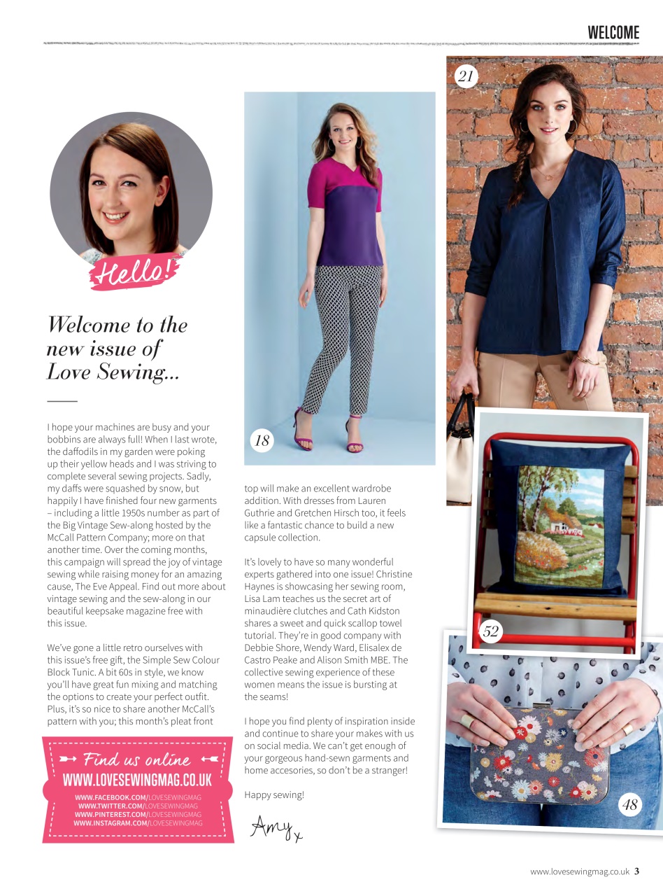 Love Sewing Preview Pages