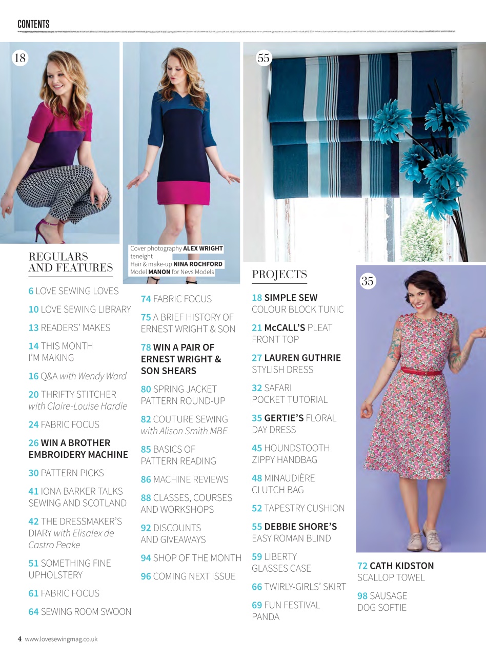 Love Sewing Preview Pages