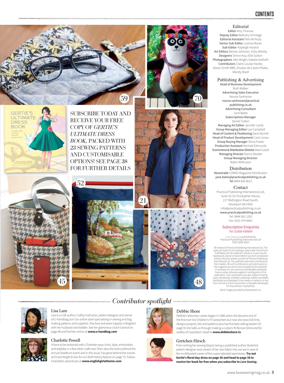 Love Sewing Preview Pages