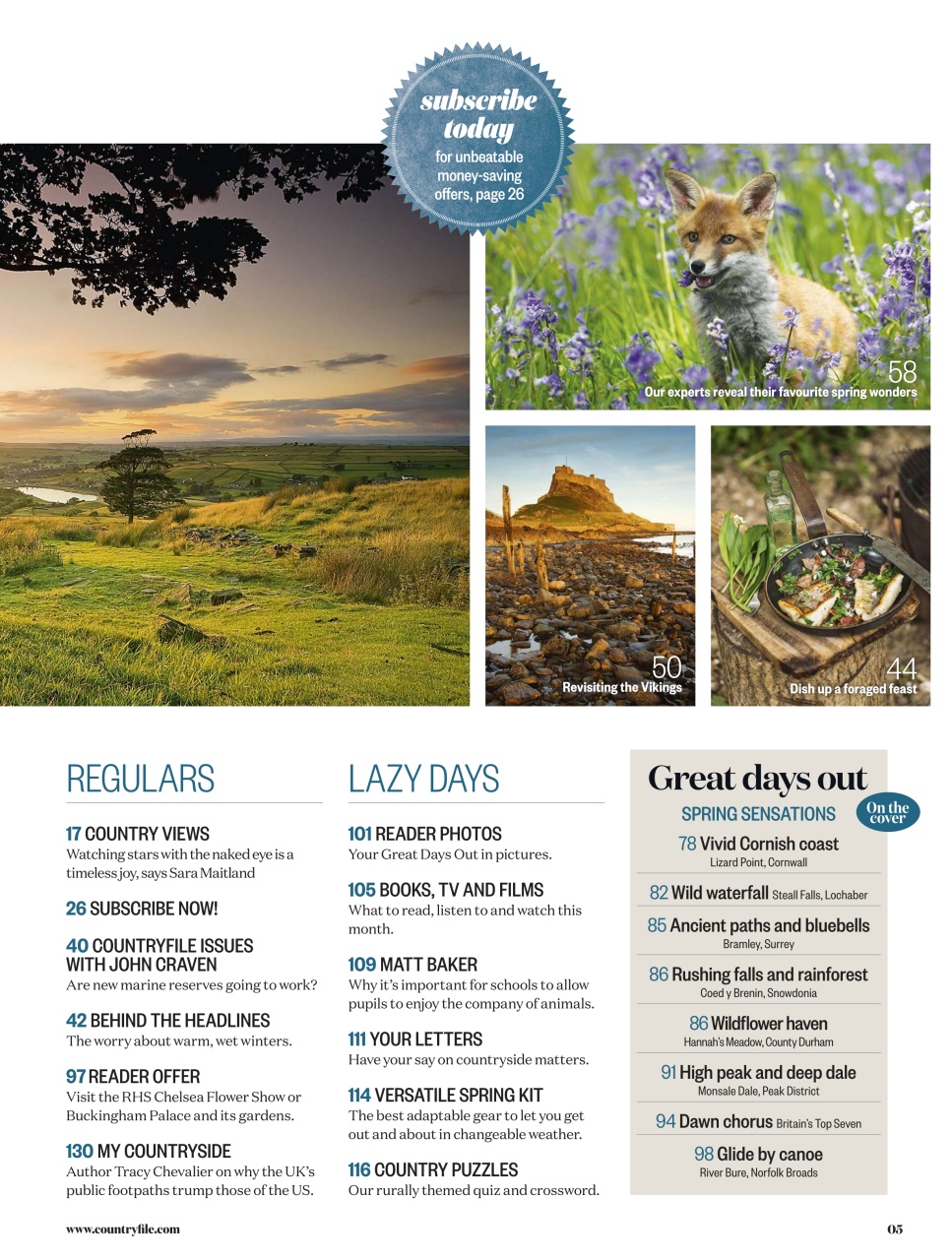 BBC Countryfile Magazine Preview Pages