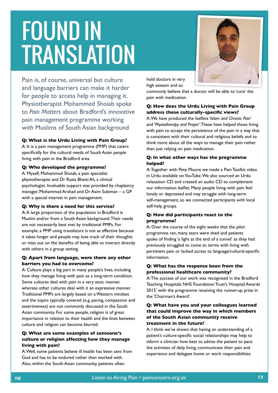 Pain Matters Preview Pages