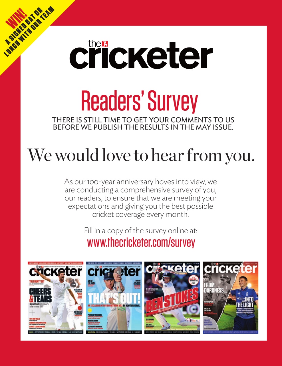 The Cricketer Magazine Preview Pages