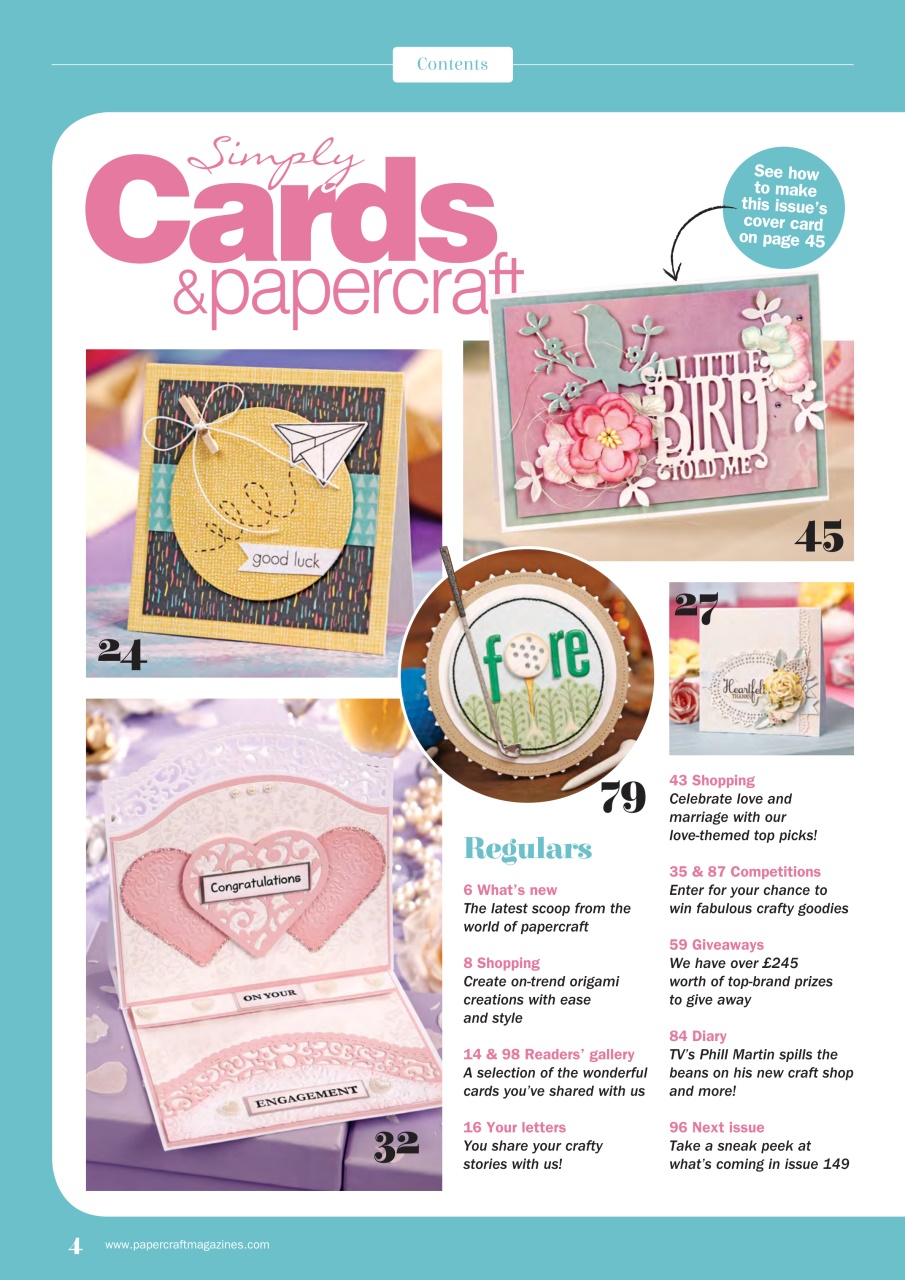 Simply Cards & Papercraft Preview Pages