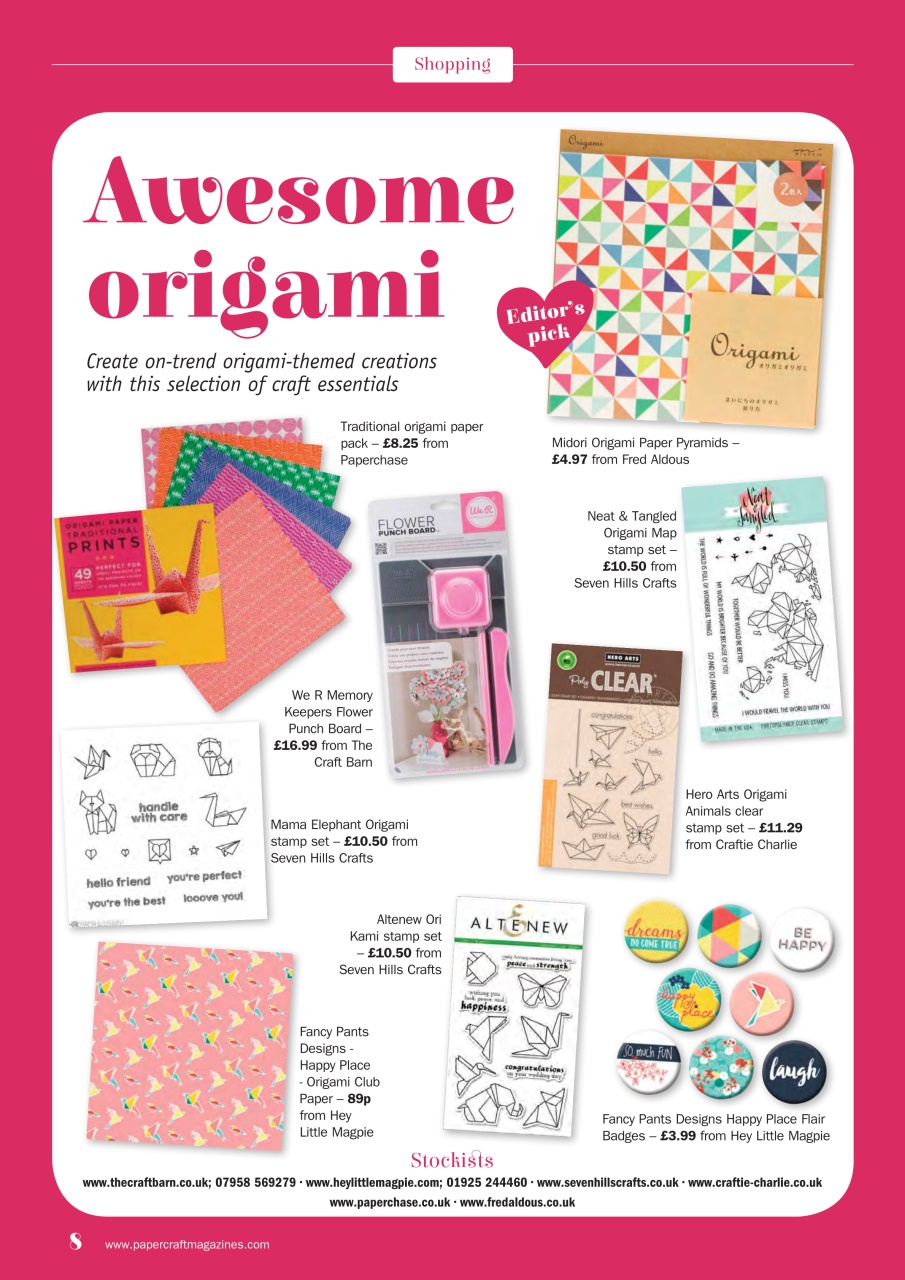 Simply Cards & Papercraft Preview Pages