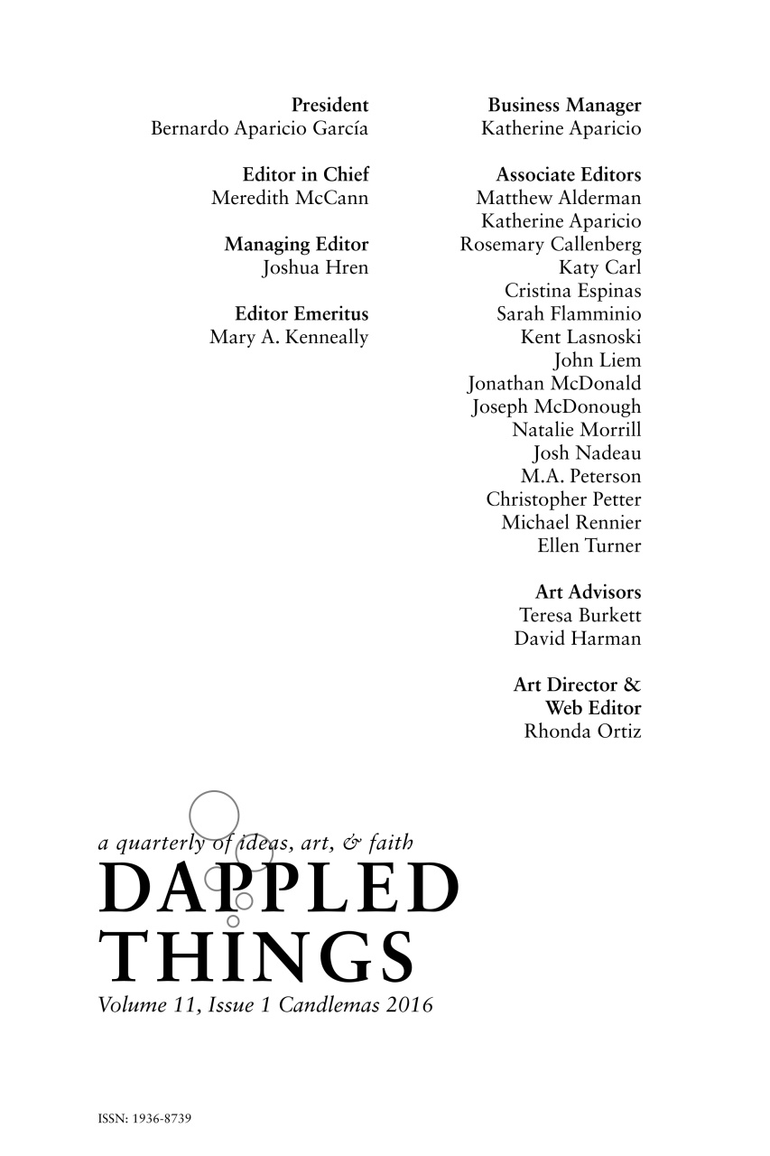 Dappled Things Preview Pages