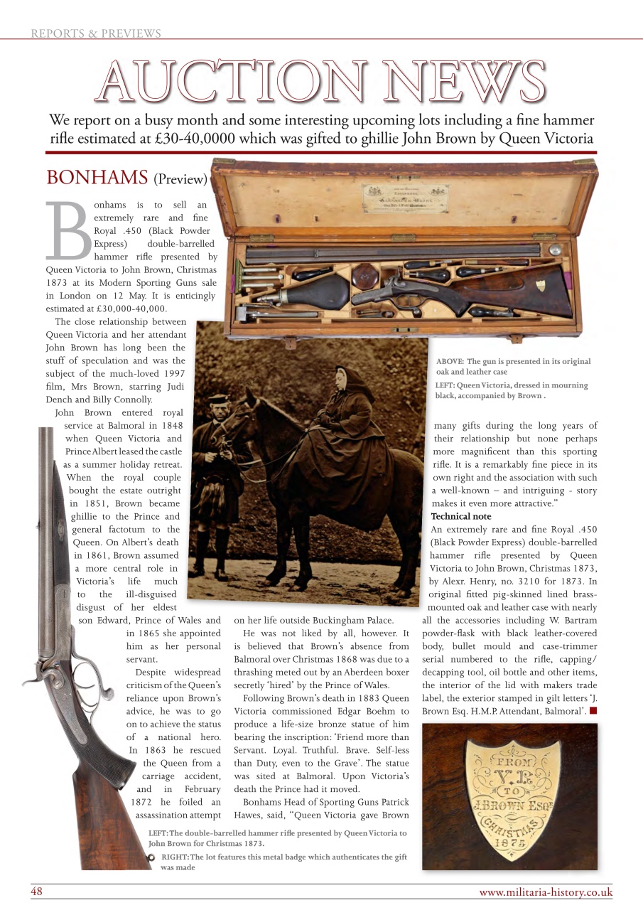 Classic Arms & Militaria Preview Pages
