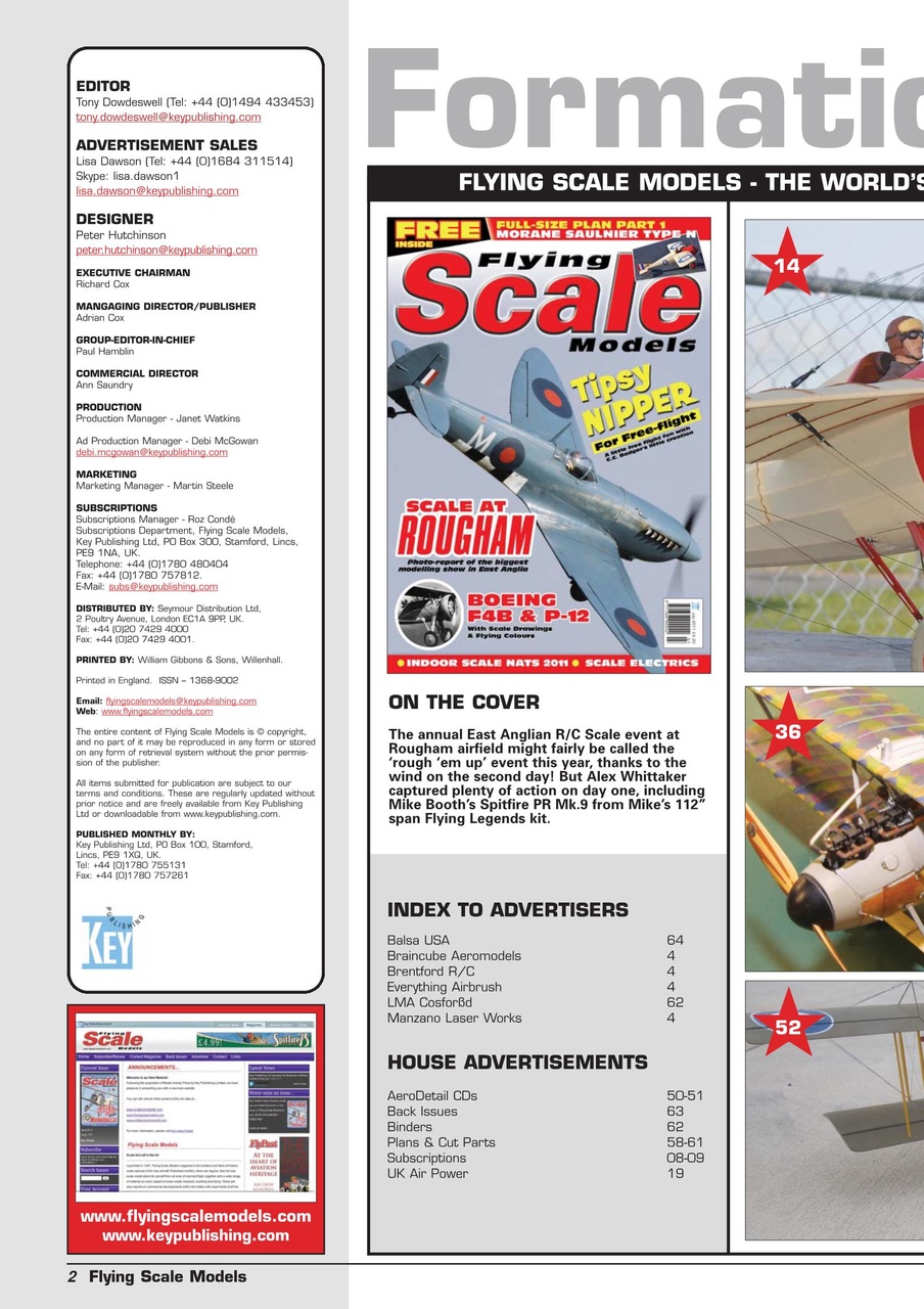 Flying Scale Models Preview Pages