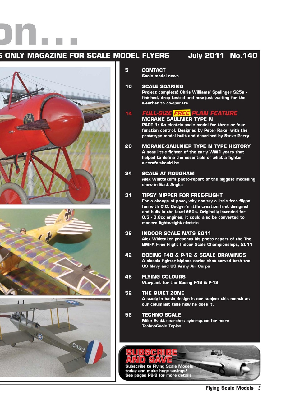 Flying Scale Models Preview Pages