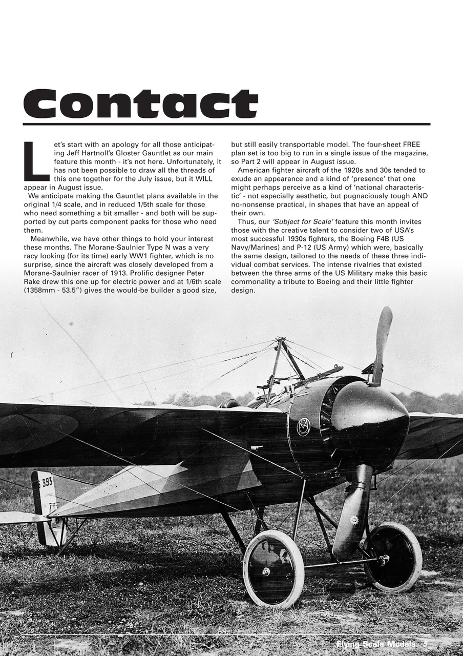 Flying Scale Models Preview Pages