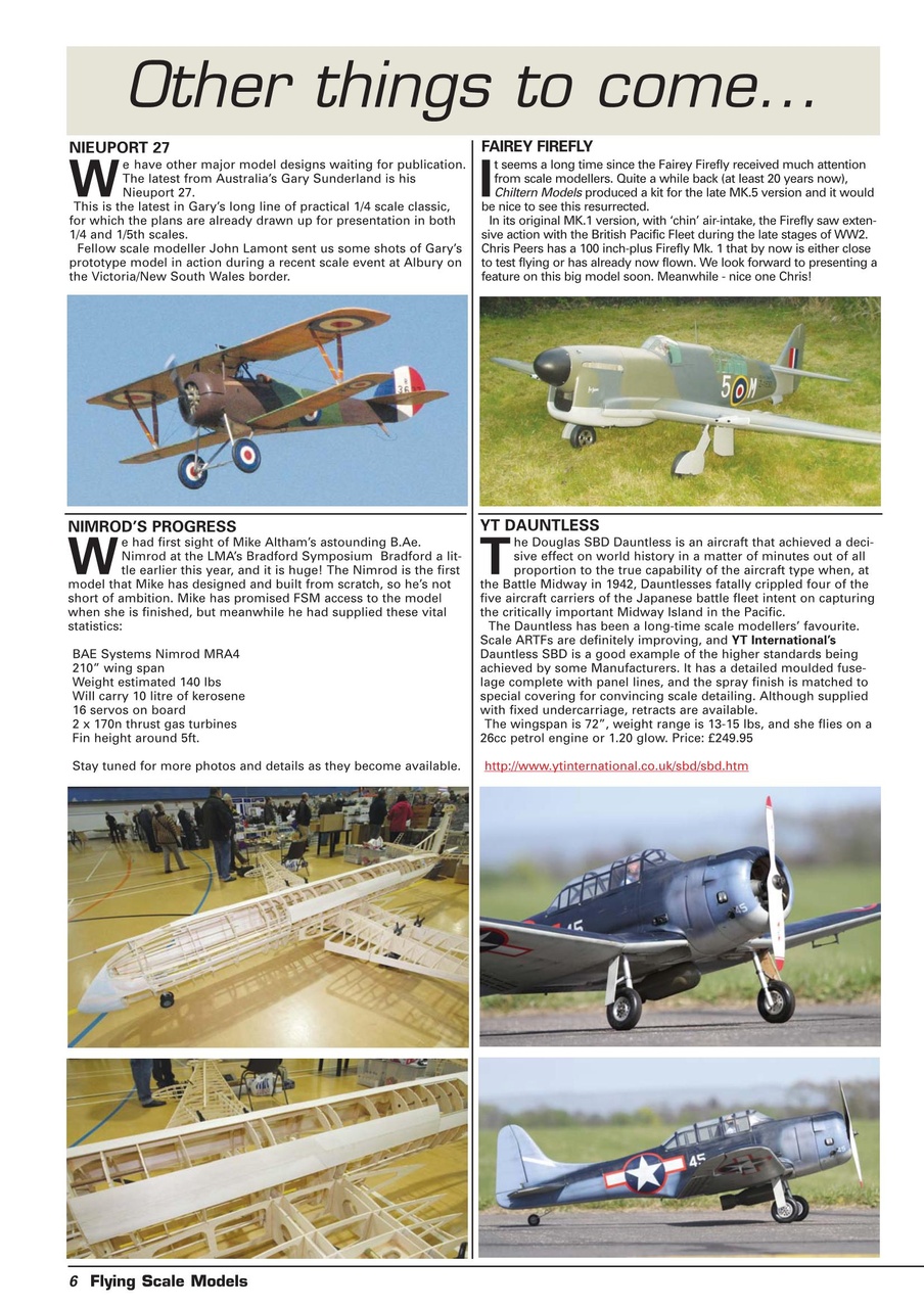 Flying Scale Models Preview Pages