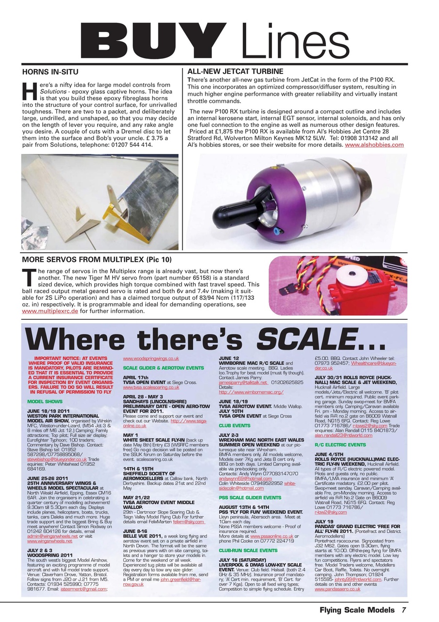 Flying Scale Models Preview Pages