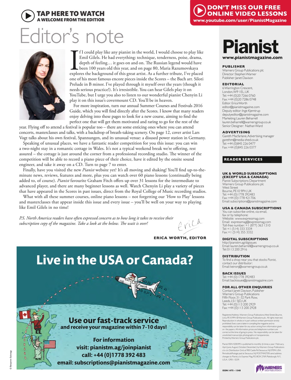 Pianist Preview Pages