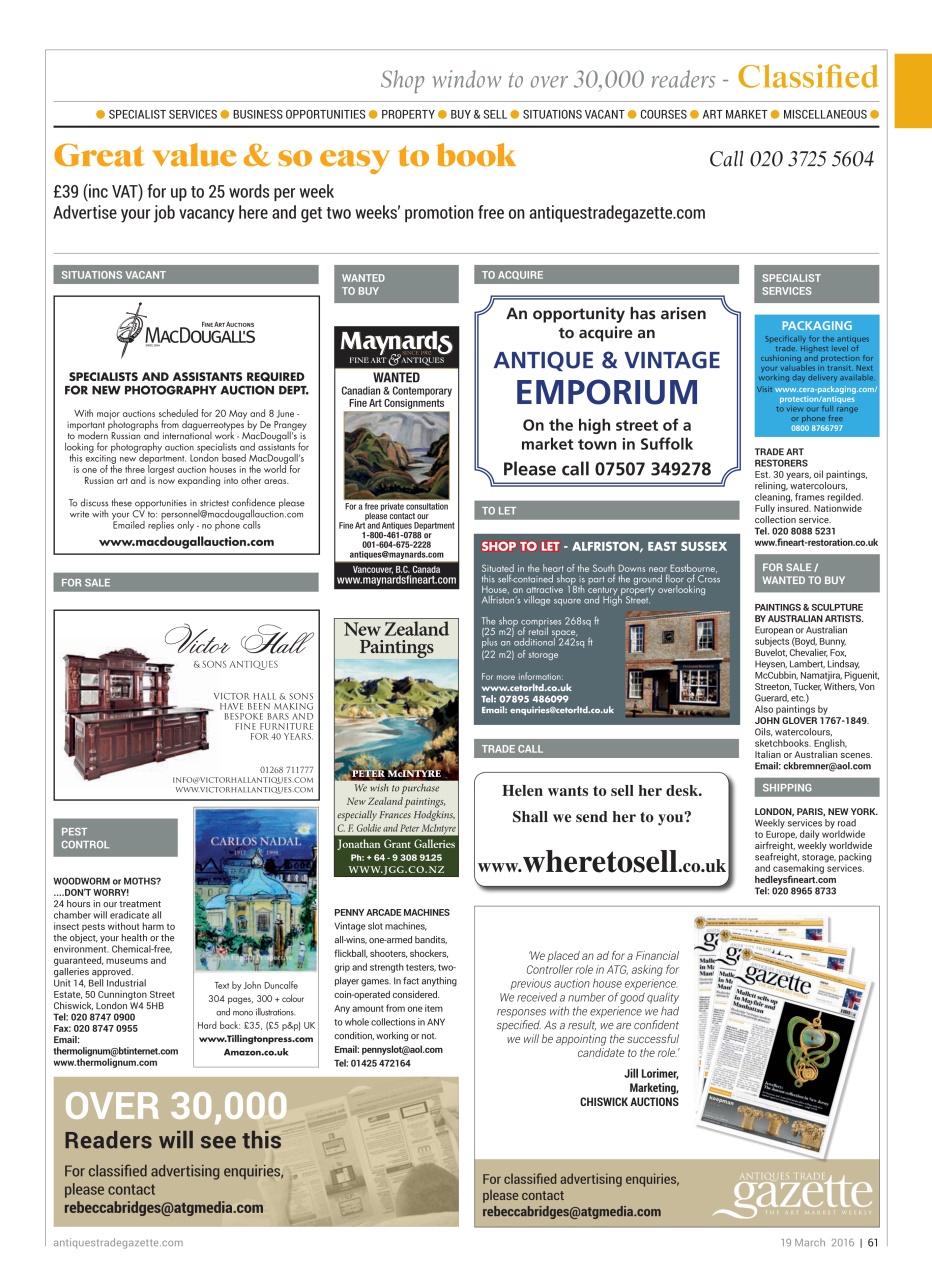 Antiques Trade Gazette Preview Pages