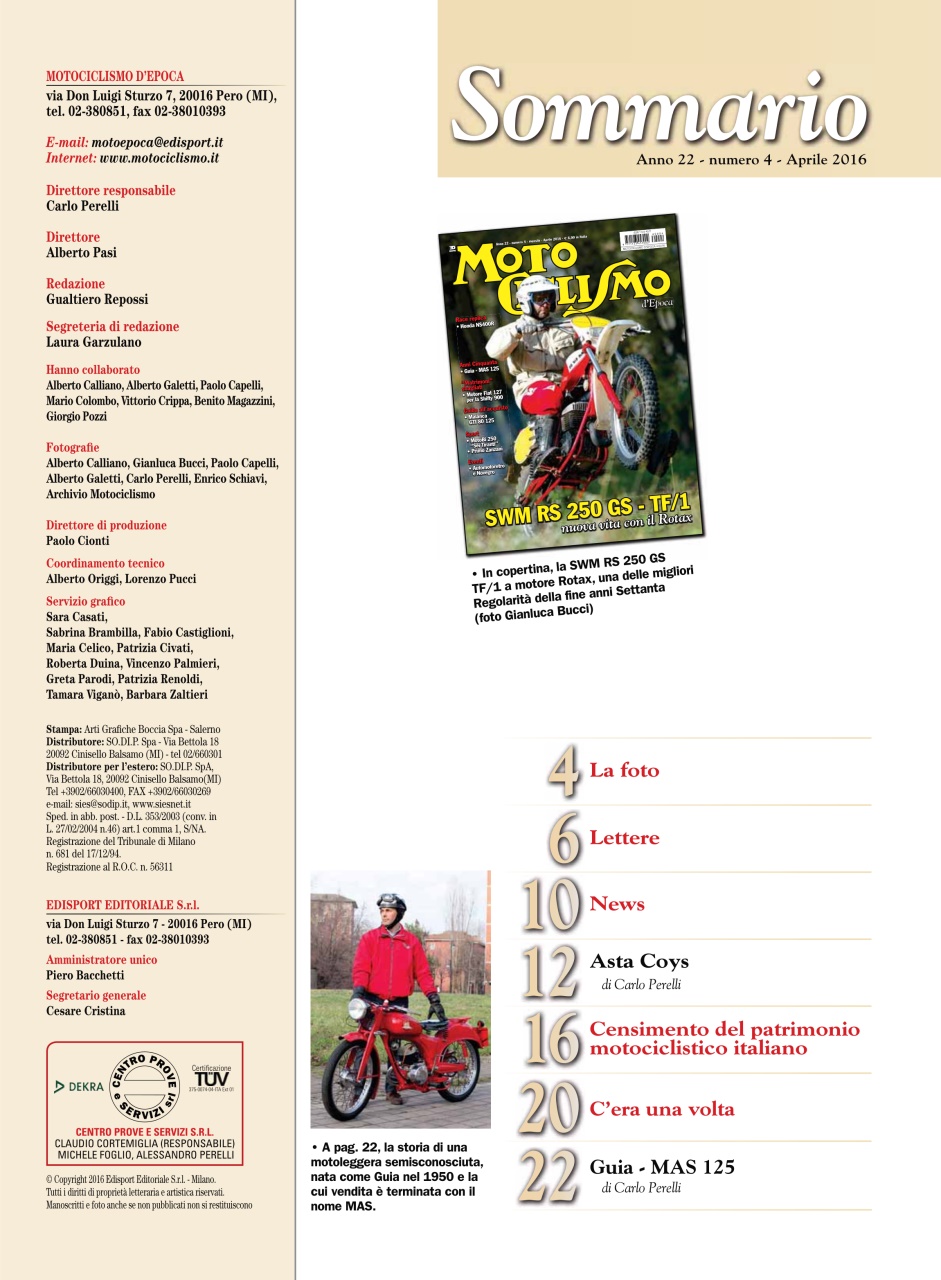 Motociclismo d'Epoca Preview Pages