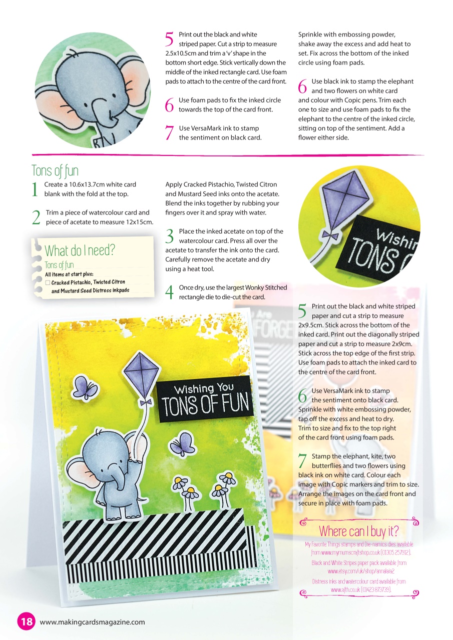 Making Cards & Papercraft Preview Pages